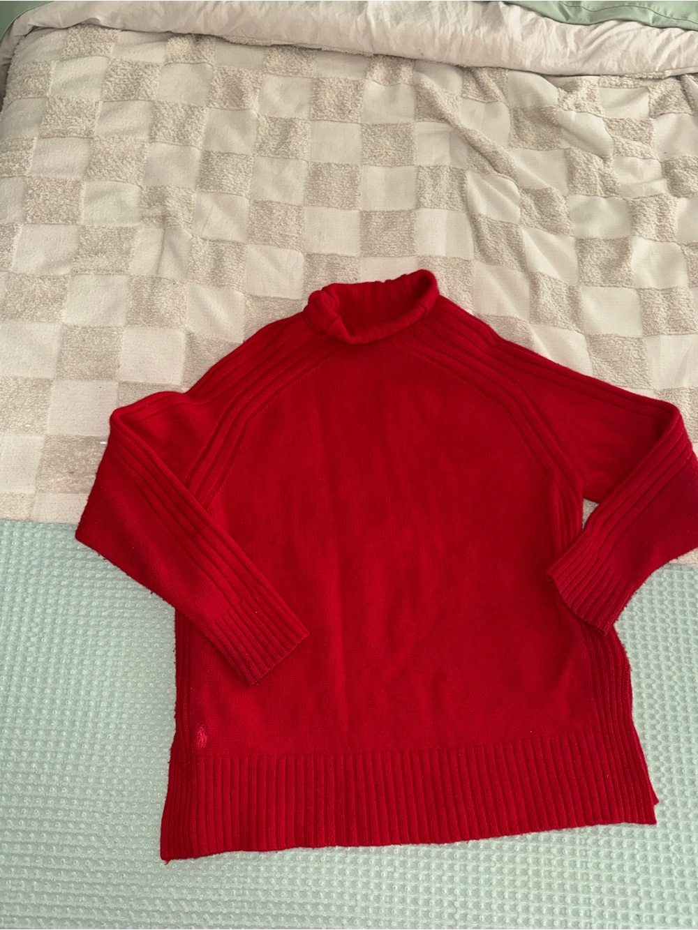 Polo Ralph Lauren Wool-Cashmere Mock Neck Turtleneck Sweater size L